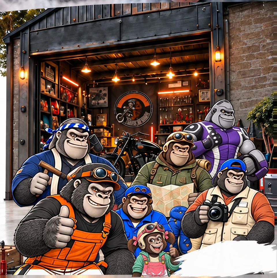 RIDERS BASE のガレージ