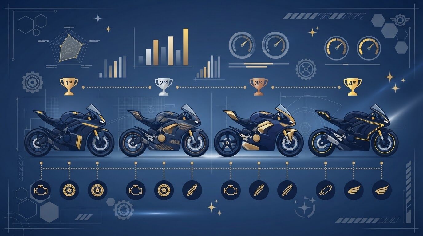 ライバルのフラッグシップスーパースポーツとの比較イメージ