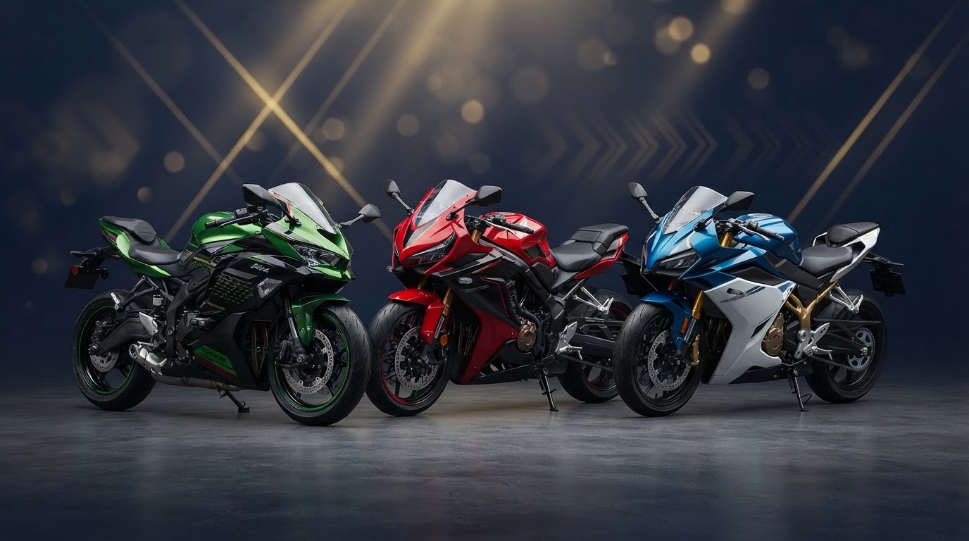 Ninja ZX-25Rとライバル250ccスポーツバイクの比較イメージ